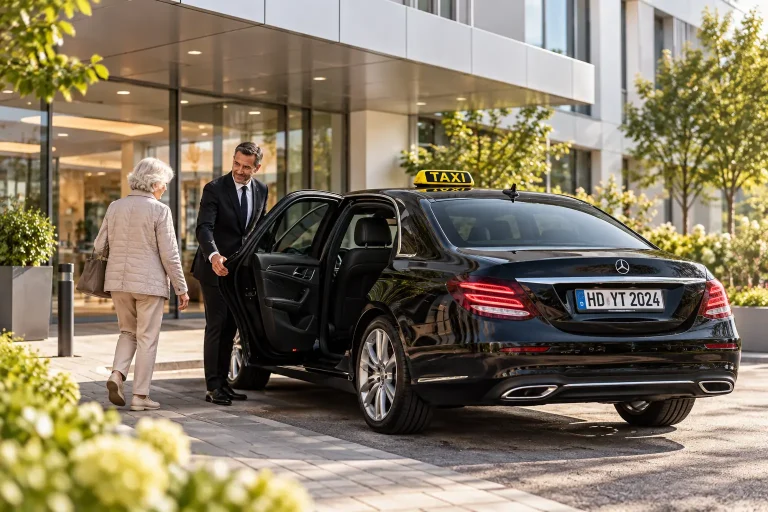 Krankenfahrt mit Your Taxi Weinheim zu einer medizinischen Einrichtung